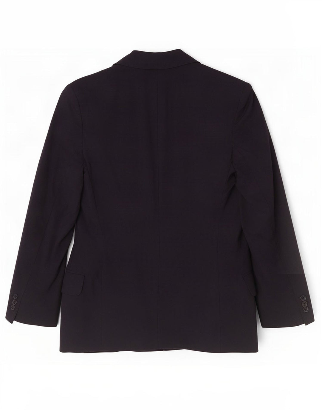 Sisley Womens 2 Button Blazer Jacket UK 6 XS Navy Blue Virgin Wool