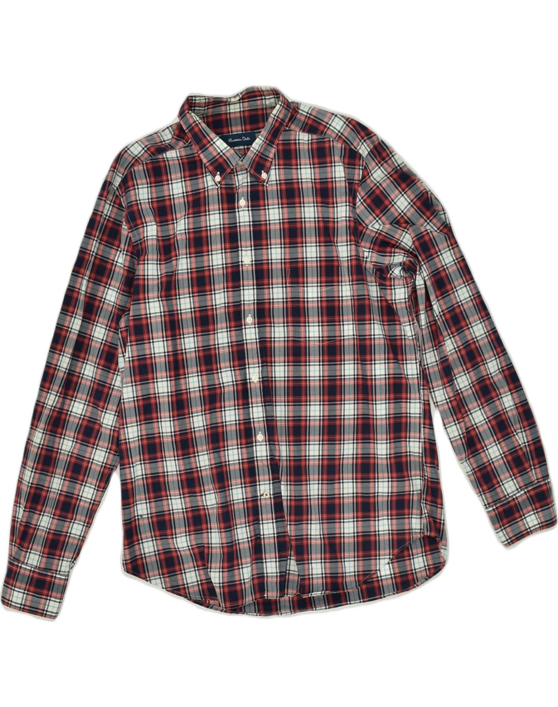 MASSIMO DUTTI Mens Shirt XL Red Check | Vintage Massimo Dutti | Thrift | Second-Hand Massimo Dutti | Used Clothing | Messina Hembry 