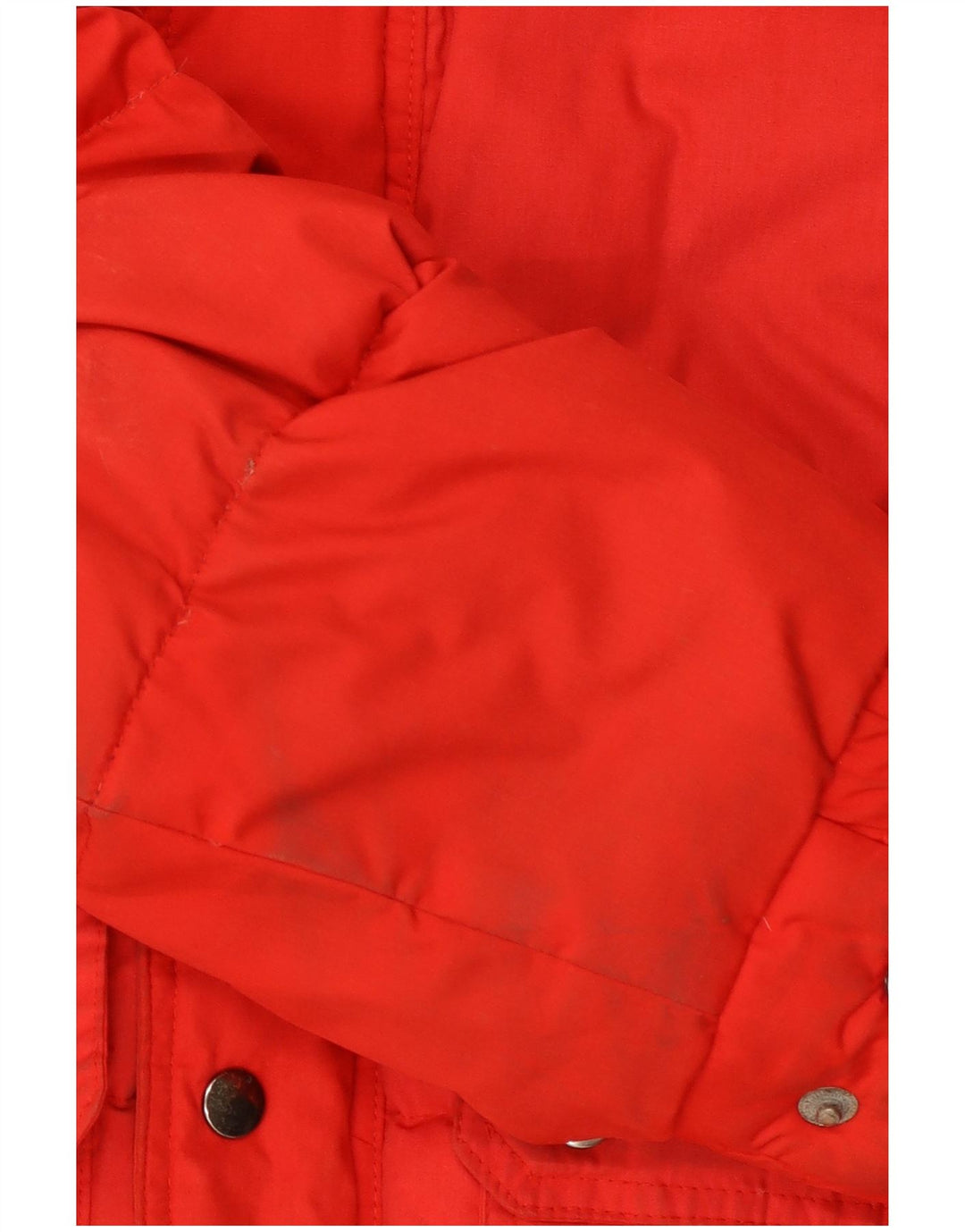 SALEWA Mens Hooded Padded Jacket UK 40 Large Red Colourblock Polyester
