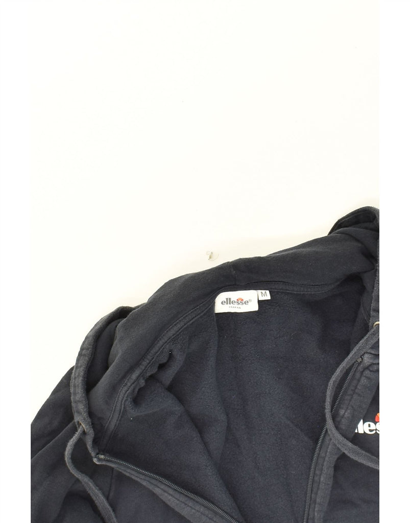 ELLESSE Mens Zip Hoodie Sweater Medium Navy Blue Cotton | Vintage Ellesse | Thrift | Second-Hand Ellesse | Used Clothing | Messina Hembry 