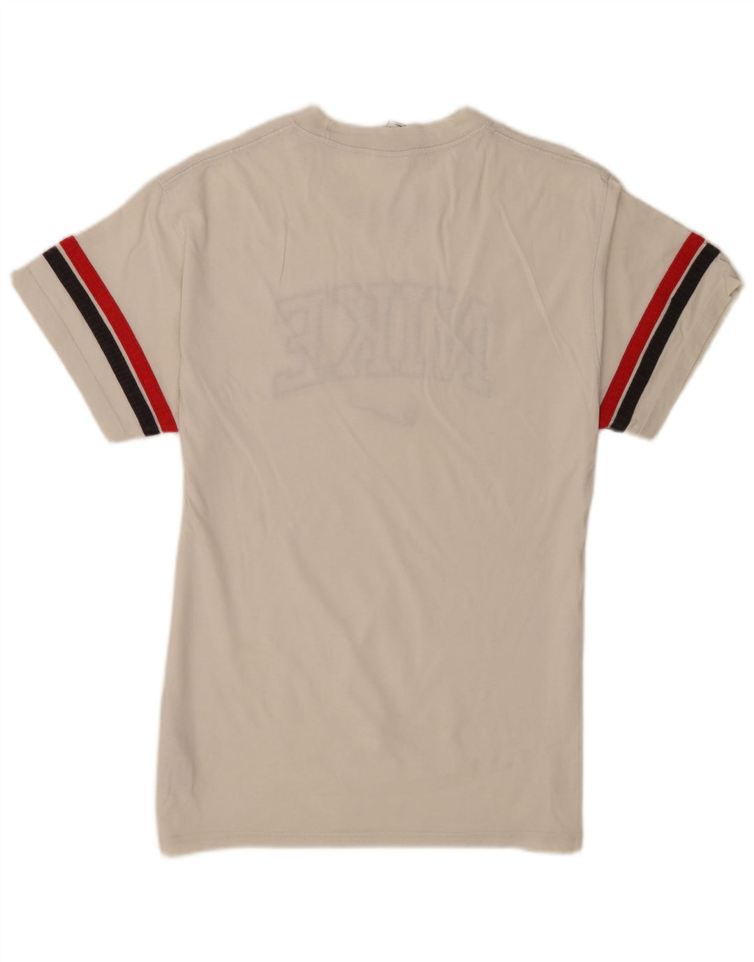 Nike Mens Graphic T-Shirt Top Small White Striped Cotton