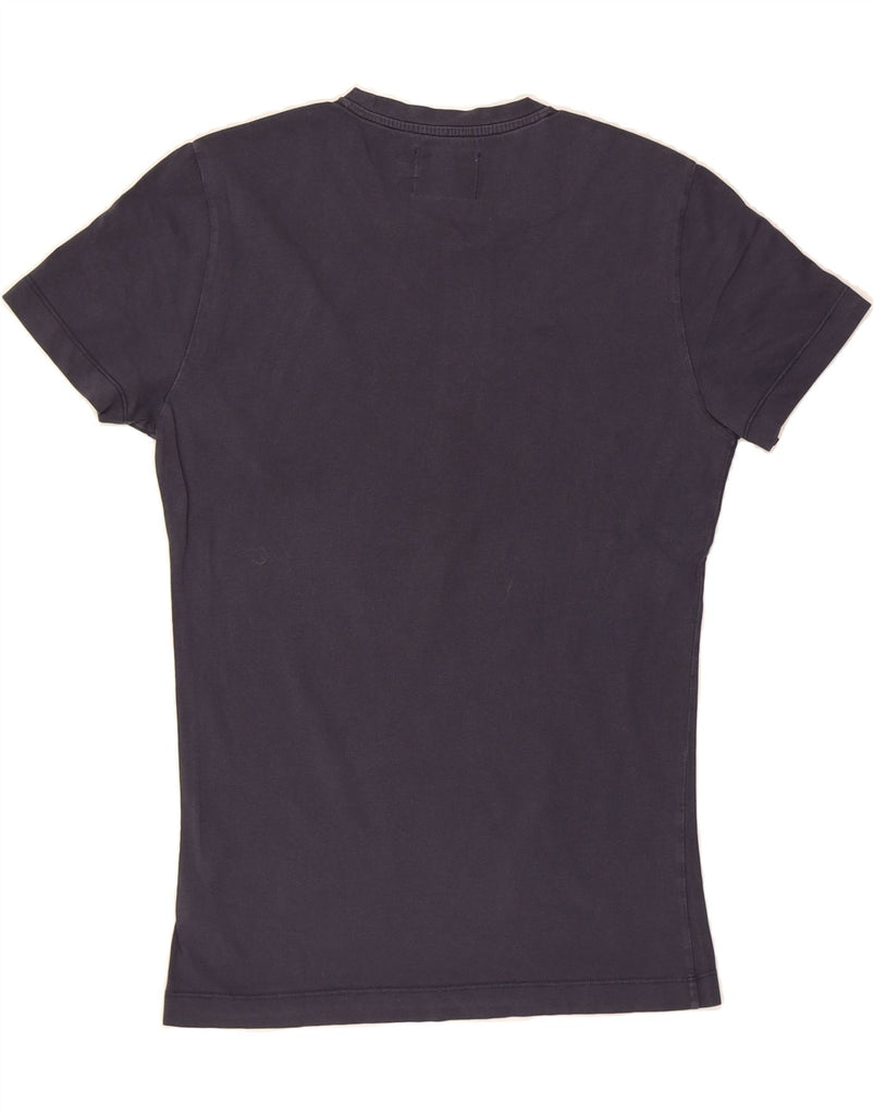 CALVIN KLEIN Mens Graphic T-Shirt Top XS Navy Blue Cotton Vintage Calvin Klein and Second-Hand Calvin Klein from Messina Hembry 