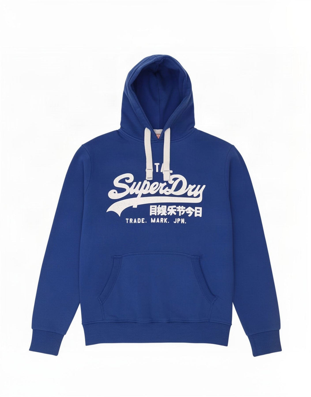 Superdry Mens Graphic Hoodie Jumper Small Blue Cotton