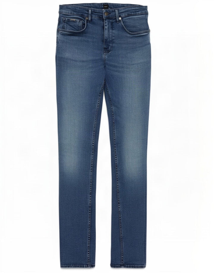 Hugo Boss Womens Slim Jeans W32 L32 Blue Cotton