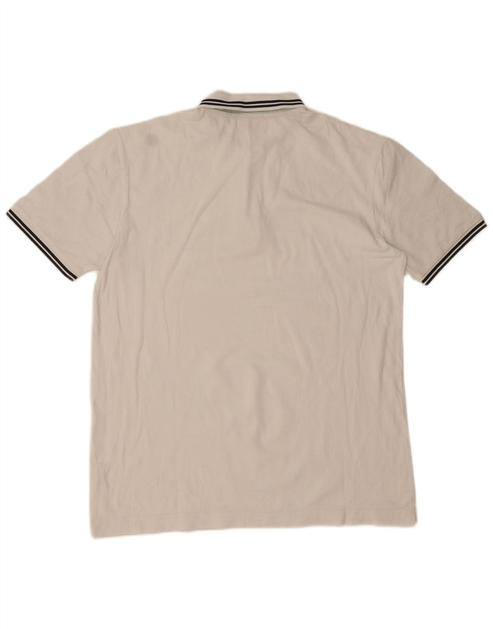 KAPPA Mens Polo Shirt 2XL White Cotton