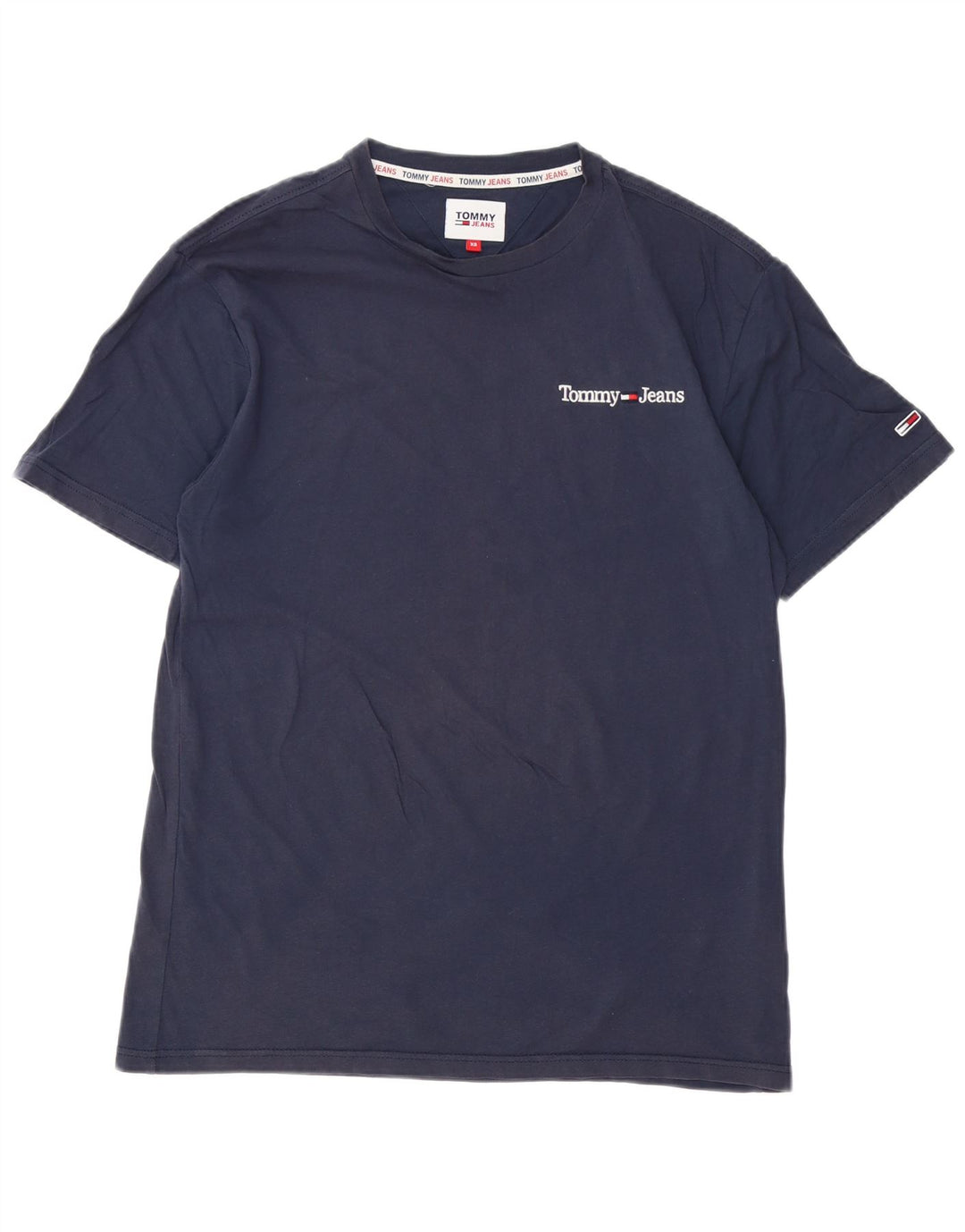 Tommy Hilfiger Mens T-Shirt Top XS Navy Blue Cotton
