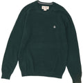 Penguin Mens Crew Neck Jumper Sweater Medium Green Cotton
