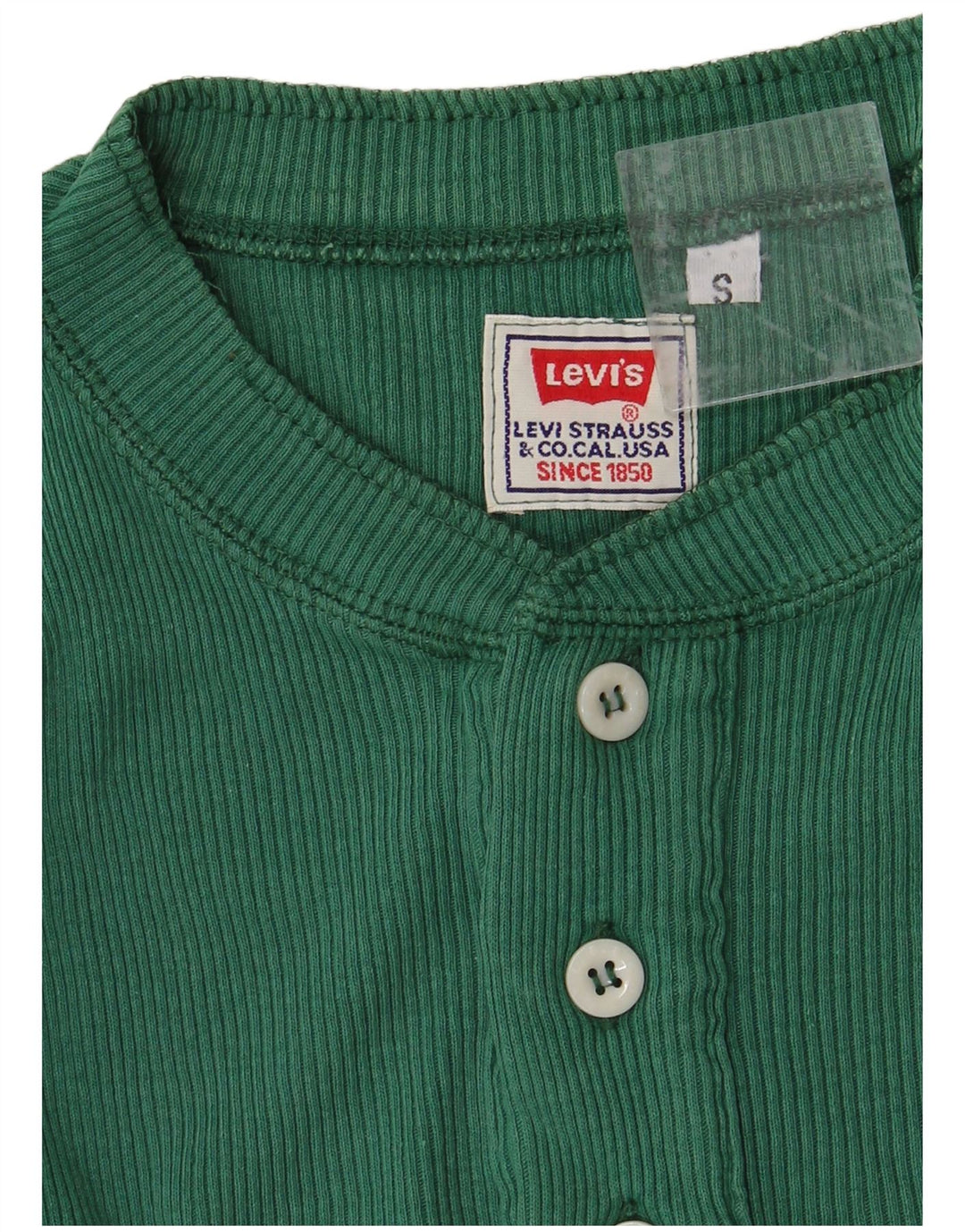 LEVI'S Mens T-Shirt Top Small Green