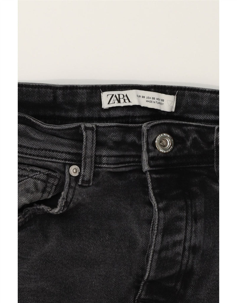 ZARA Mens Distressed Skinny Jeans EU 38 Small W30 L29 Black Cotton Vintage Zara and Second-Hand Zara from Messina Hembry 