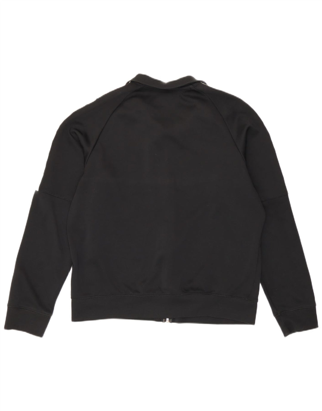 Nike Mens Tracksuit Top Jacket Large Black Colourblock Polyester