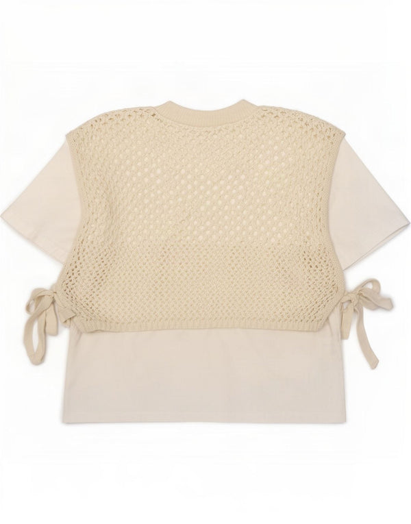Zara Womens Crop Blouse Top UK 10 Small White Cotton