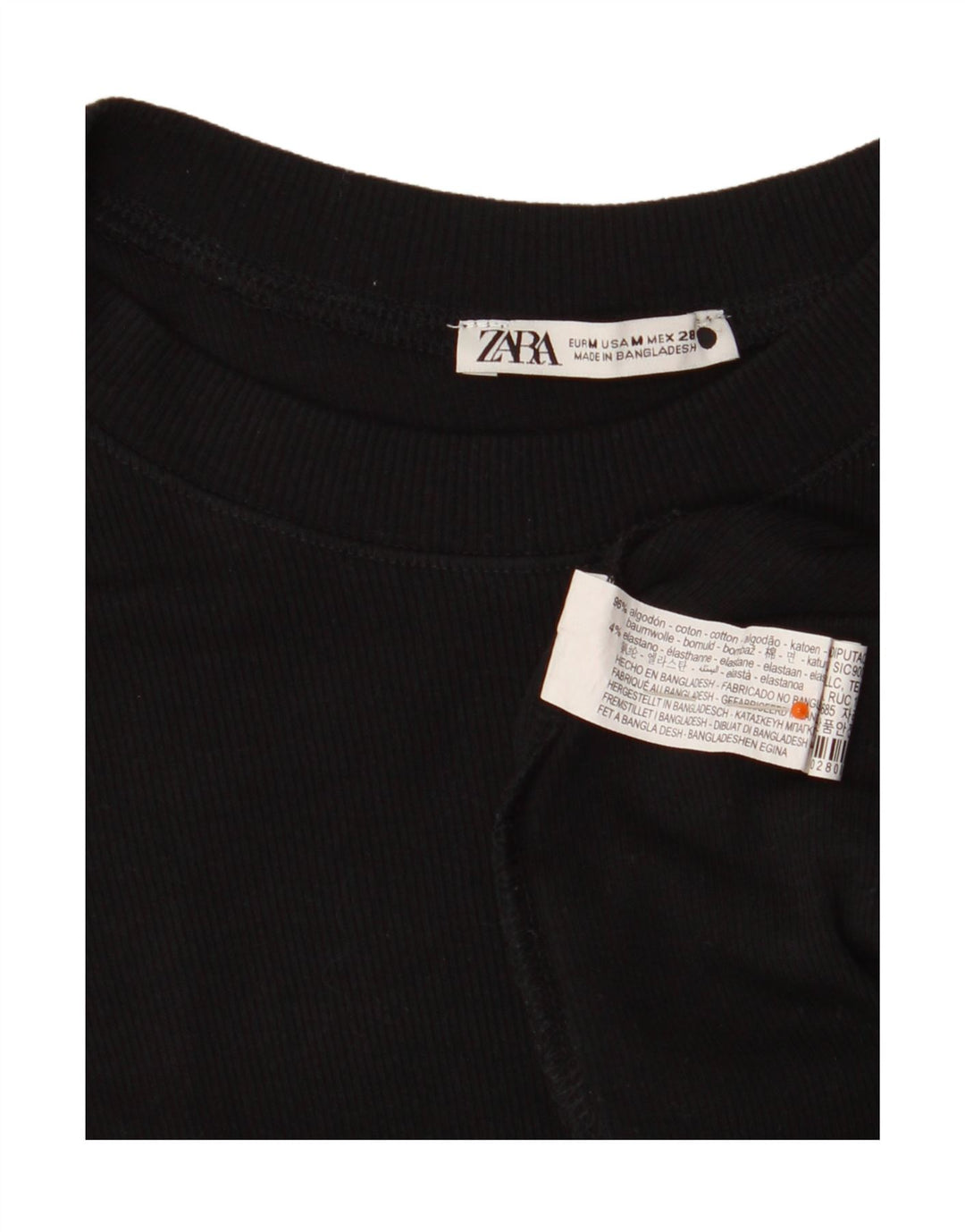 Zara Womens Sleeveless Maxi Dress UK 14 Medium Black Cotton