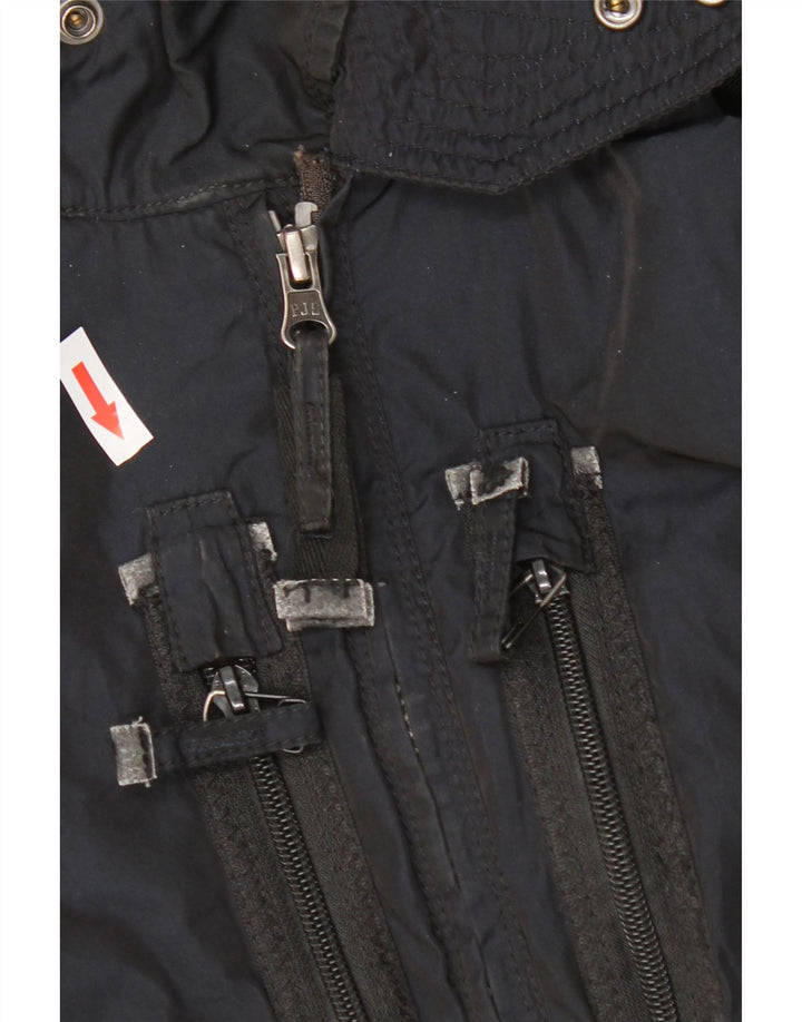 Parajumpers Boys Hooded Padded Jacket 11-12 Years Small Navy Blue Polyester