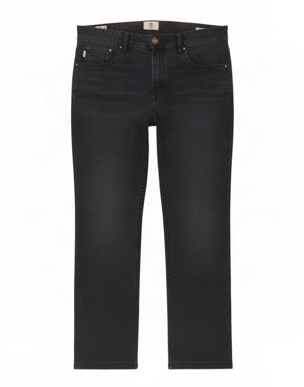 Timberland Mens Straight Jeans W34 L29 Navy Blue Cotton