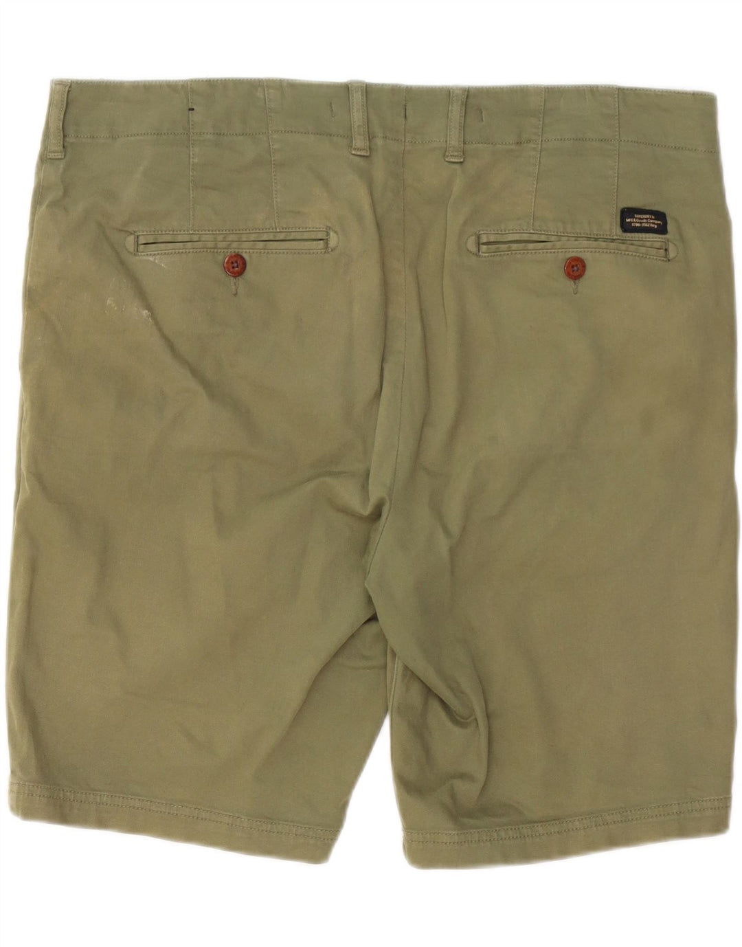 SUPERDRY Mens Chino Shorts W36 Large Khaki Cotton