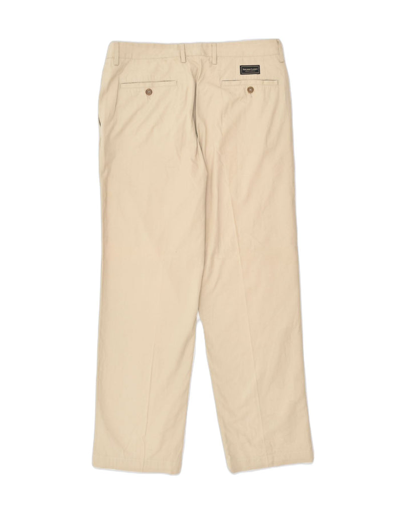 MARLBORO CLASSICS Mens Straight Chino Trousers W34 L30 Beige Cotton | Vintage Marlboro Classics | Thrift | Second-Hand Marlboro Classics | Used Clothing | Messina Hembry 