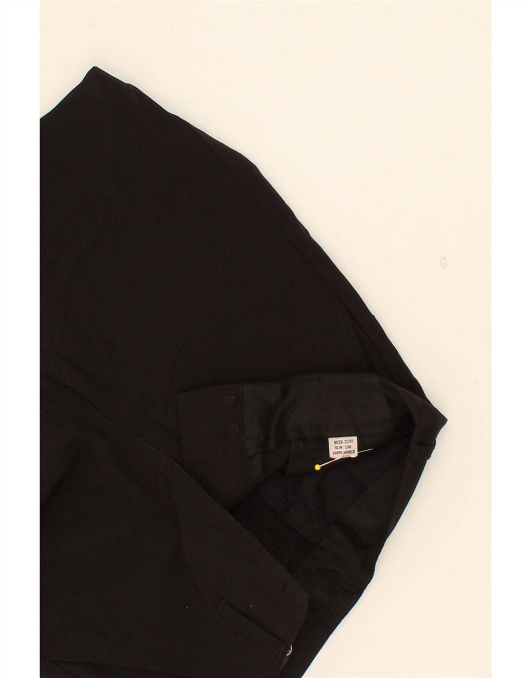 VOLCOM Boys Slim Chino Shorts 7-8 Years W22 Black Polyester Vintage Volcom and Second-Hand Volcom from Messina Hembry 