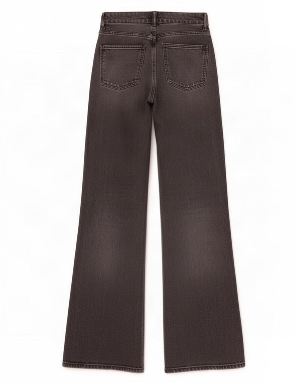 Zara Womens Bootcut Jeans EU 34 2XS W24 L23 Grey Cotton