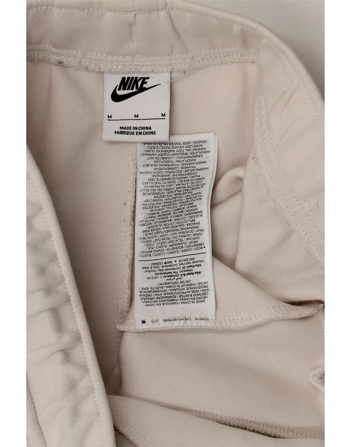 Nike Mens Tracksuit Trousers Joggers Medium  White Cotton