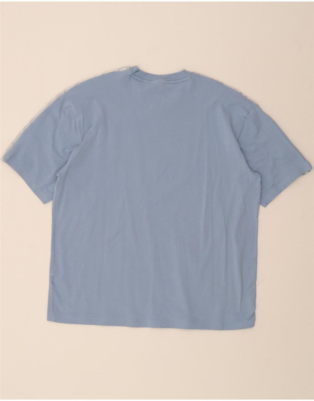 ADIDAS Womens Oversized T-Shirt Top UK 10 Small Blue Cotton Vintage Adidas and Second-Hand Adidas from Messina Hembry 