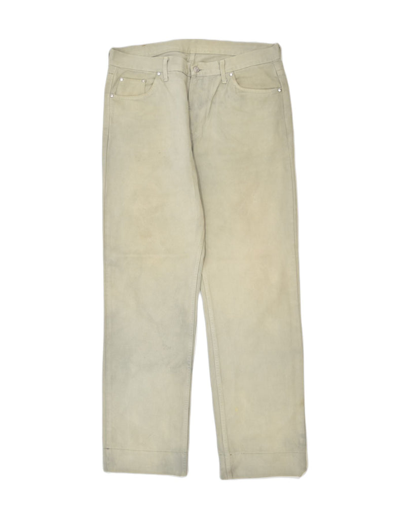 CARRERA Mens Straight Jeans W38 L32 Beige Cotton | Vintage | Thrift | Second-Hand | Used Clothing | Messina Hembry 