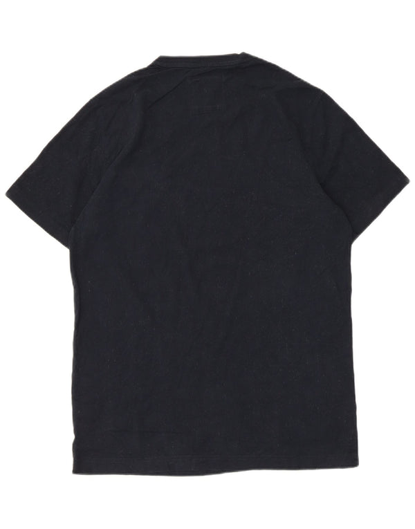 Crew Clothing Mens T-Shirt Top Medium Navy Blue Cotton