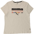 PUMA Womens Graphic T-Shirt Top UK 14 Large White