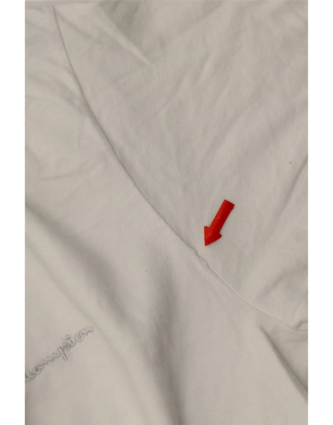 Champion Mens T-Shirt Top Small White