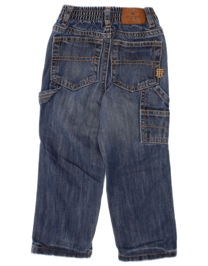 TOMMY HILFIGER Baby Boys Cargo Straight Jeans 18-24 Months W20 L12 Blue