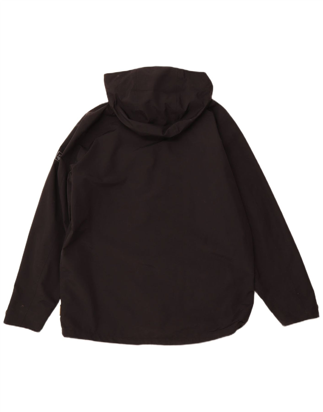 JACK WOLFSKIN Mens Hooded Rain Jacket UK 42 Large Black Polyamide