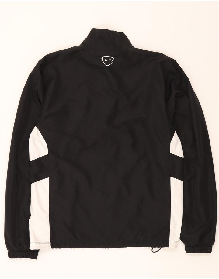 NIKE Mens Dri Fit Tracksuit Top Jacket Medium Black Colourblock Polyester Vintage Nike and Second-Hand Nike from Messina Hembry 