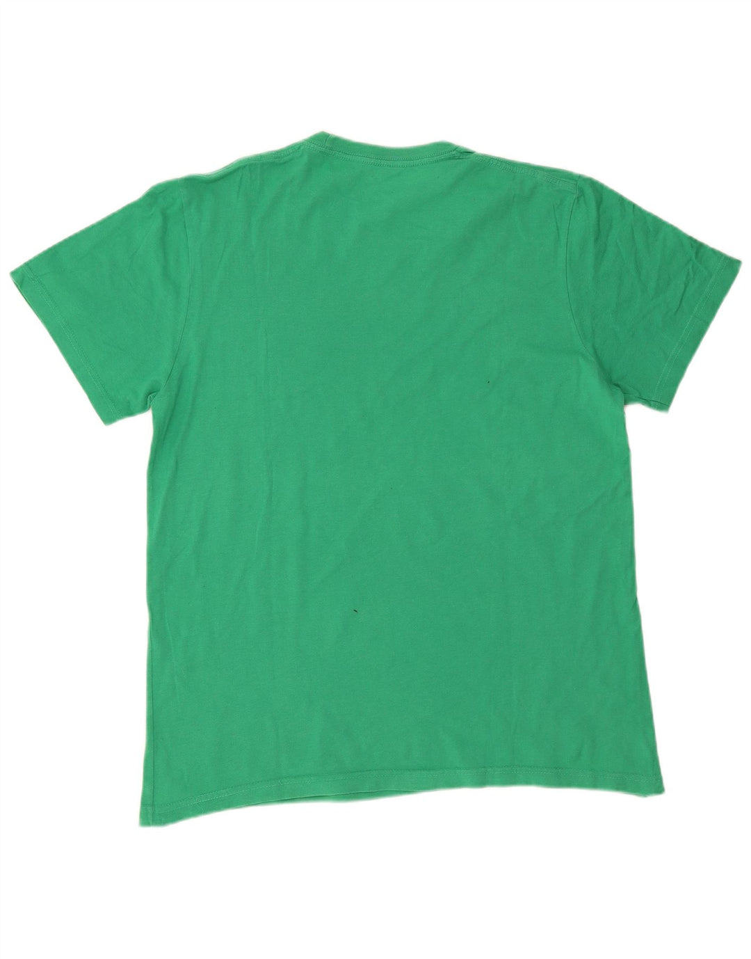 Converse Mens Graphic T-Shirt Top Medium Green Cotton