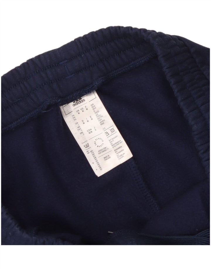 Adidas Mens Tracksuit Trousers Joggers Medium Navy Blue Cotton
