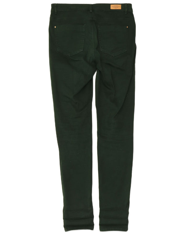 Zara Womens Trafaluc Skinny Jeans EU 40 Medium W30 L31 Green Cotton