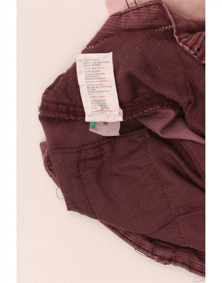Pierre Cardin Mens Chino Shorts Medium W32 Brown Colourblock Cotton