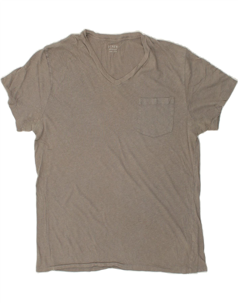 J. CREW Mens T-Shirt Top Medium Grey Cotton | Vintage J. Crew | Thrift | Second-Hand J. Crew | Used Clothing | Messina Hembry 