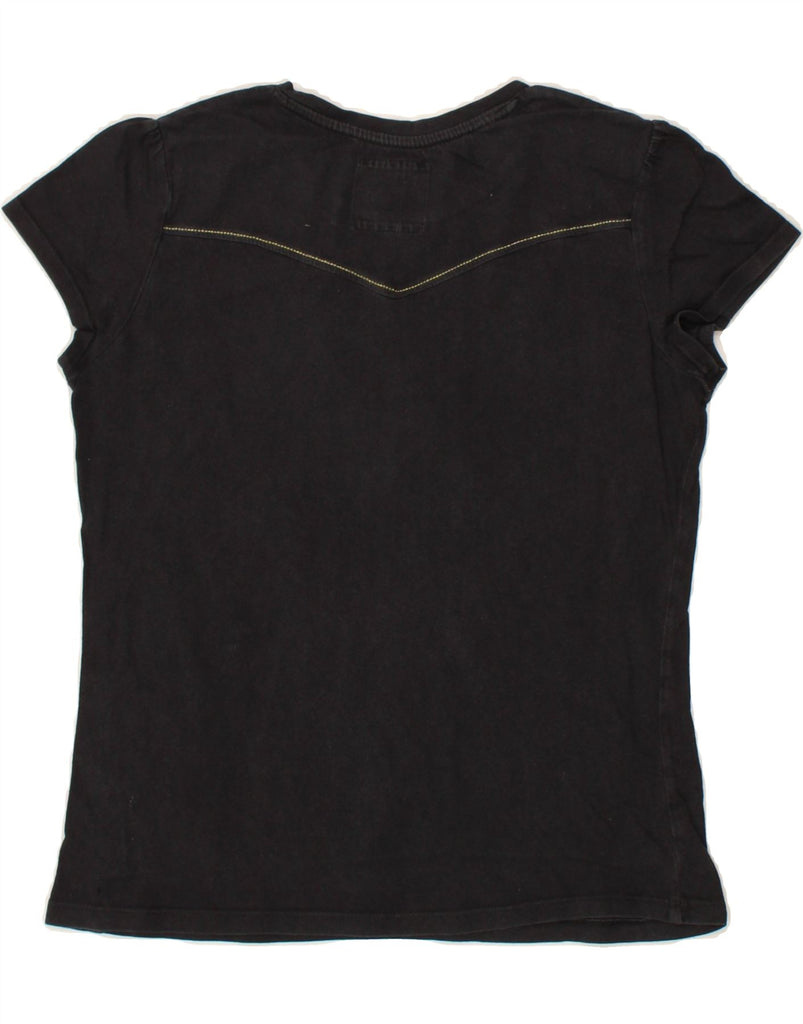 LEVI'S Girls Graphic T-Shirt Top 13-14 Years Black Cotton Vintage Levi's and Second-Hand Levi's from Messina Hembry 