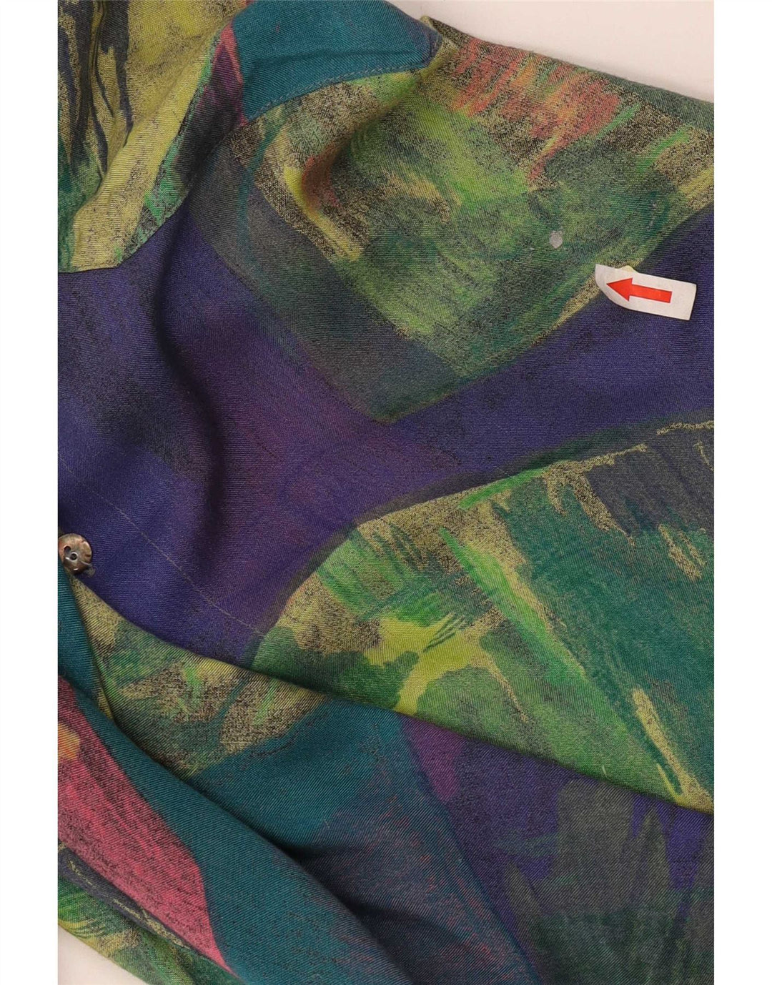 Jupiter Mens Short Sleeve Shirt Size 40 Medium Multicoloured Colourblock