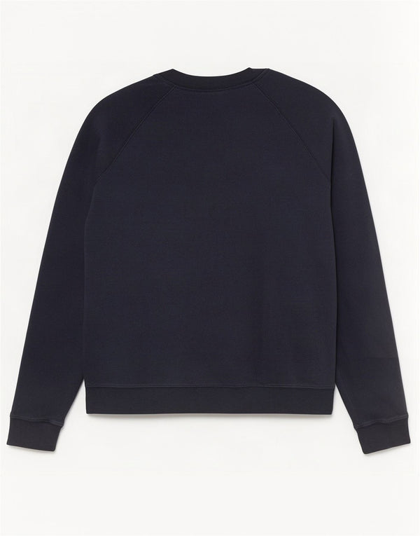 Jack Wills Womens Sweatshirt Jumper UK 14 Large Navy Blue Cotton