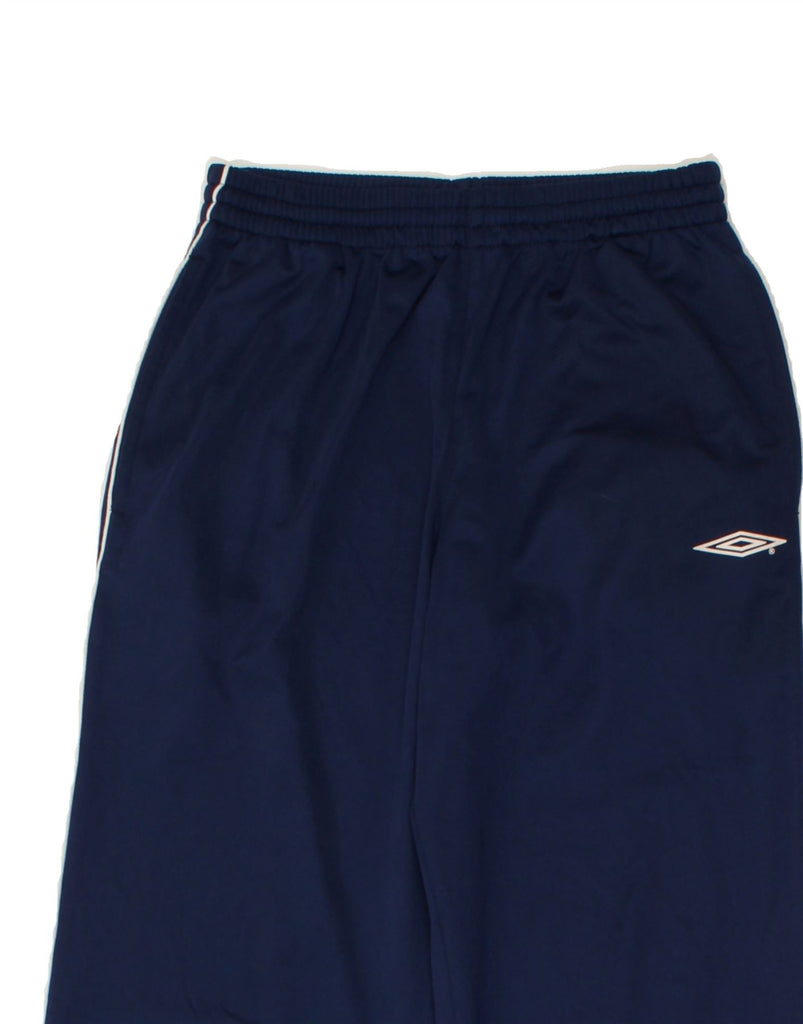 UMBRO Mens Tracksuit Trousers Medium Navy Blue Polyester | Vintage Umbro | Thrift | Second-Hand Umbro | Used Clothing | Messina Hembry 