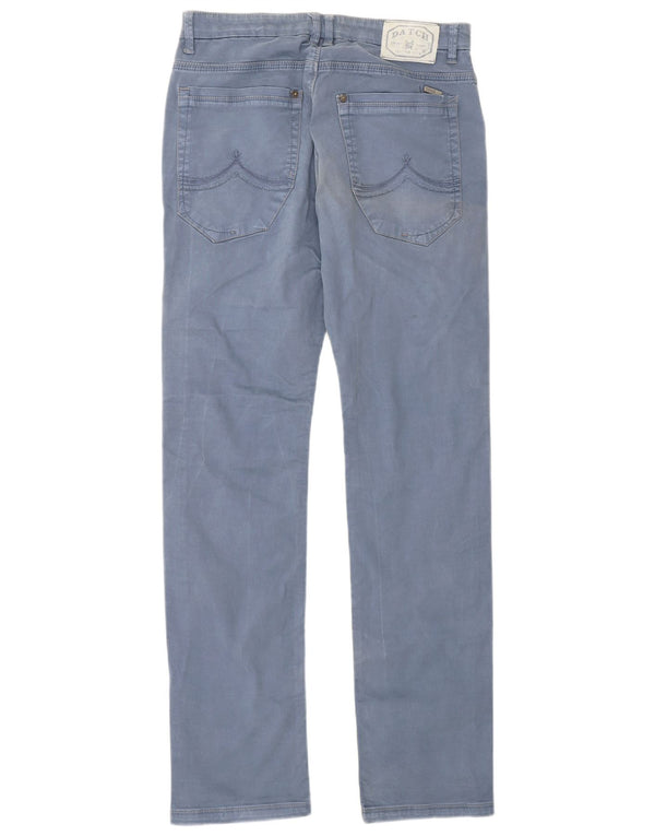Datch Girls Straight Casual Trousers 13-14 Years W29 L30 XL Blue Cotton