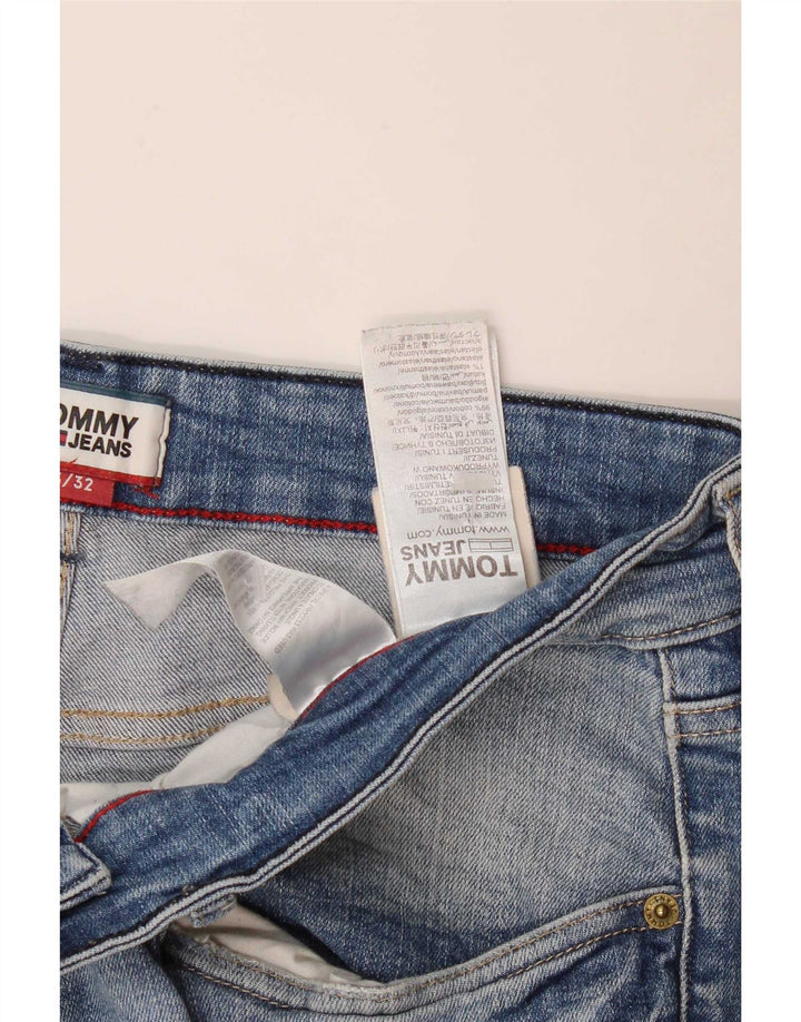 Tommy Hilfiger Mens Thavar Slim Denim Shorts W33 Medium Blue Cotton