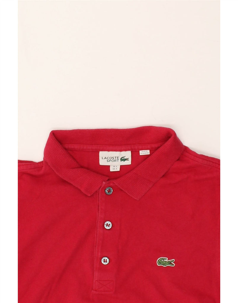 LACOSTE Mens Polo Shirt Size 3 Small Red | Vintage Lacoste | Thrift | Second-Hand Lacoste | Used Clothing | Messina Hembry 