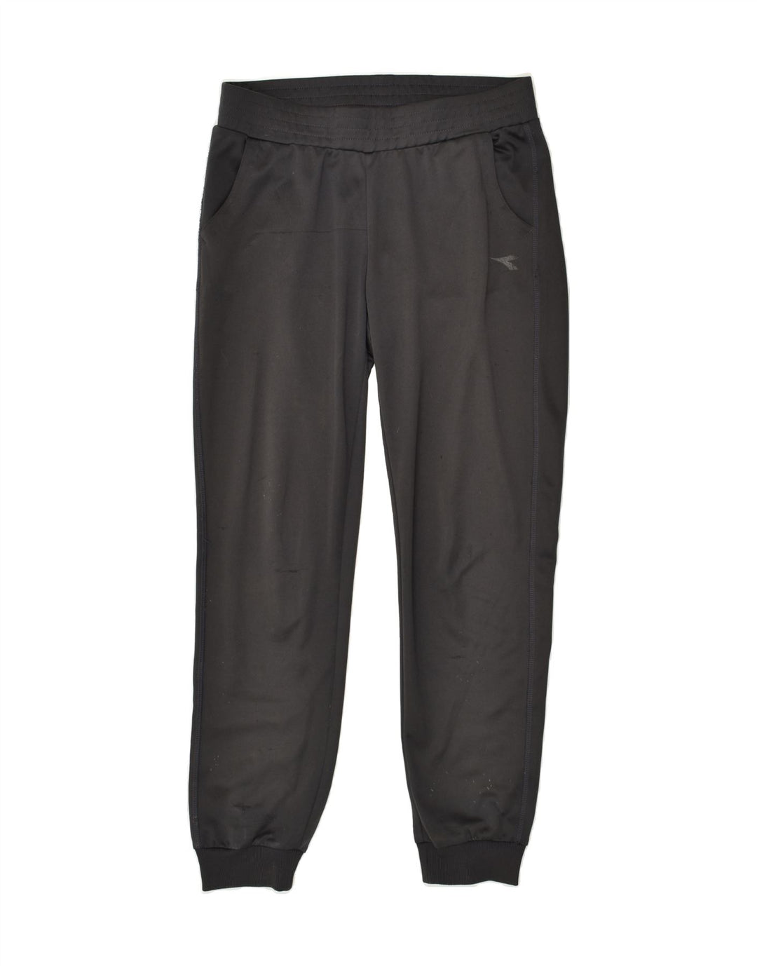 DIADORA Womens Tracksuit Trousers Joggers UK 14 Medium Grey Polyester | Vintage Diadora | Thrift | Second-Hand Diadora | Used Clothing | Messina Hembry 