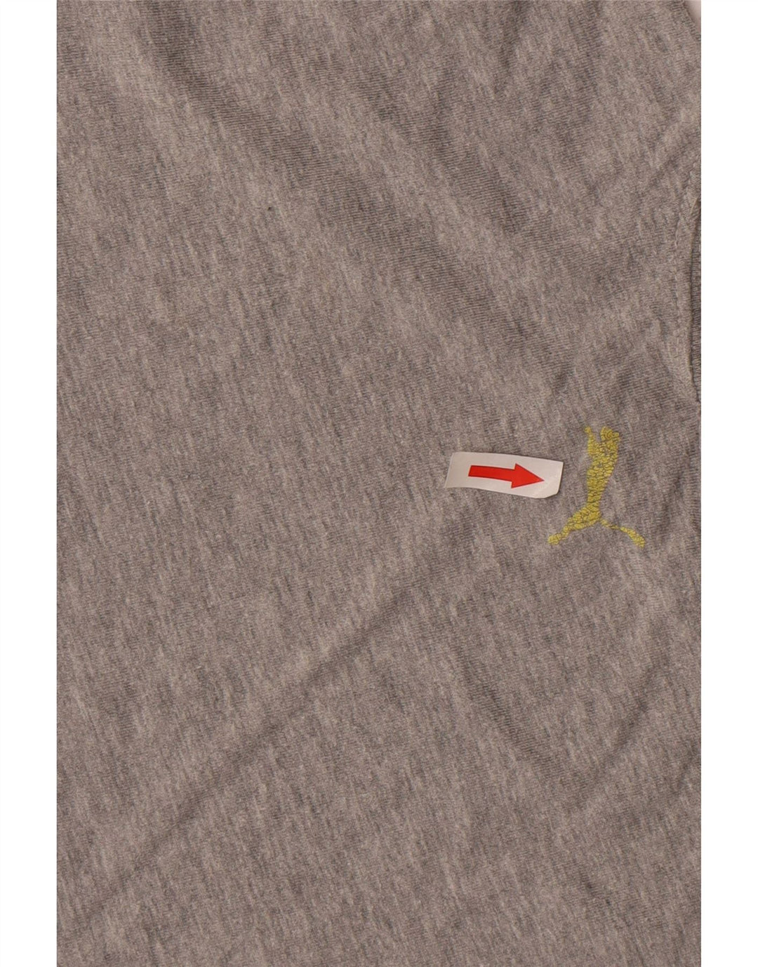 Puma Boys Graphic T-Shirt Top 9-10 Years Medium Grey Cotton