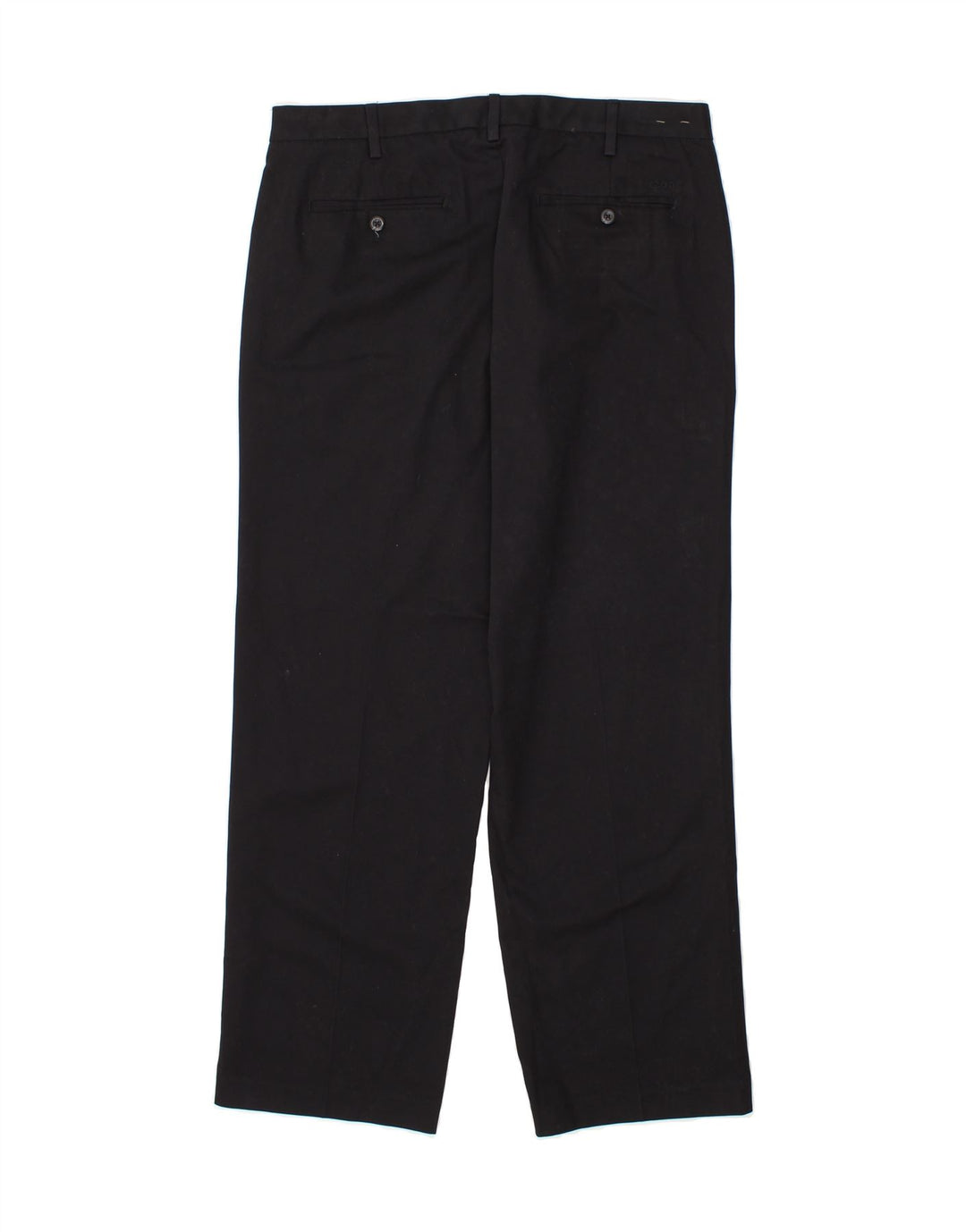 IZOD Mens Straight Suit Trousers W34 L30 Navy Blue Cotton Vintage Izod and Second-Hand Izod from Messina Hembry 