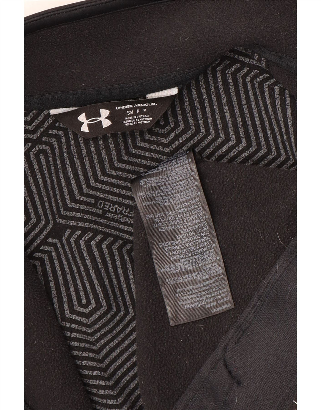 Under Armour Mens Tracksuit Top Jacket Small Black Polyester