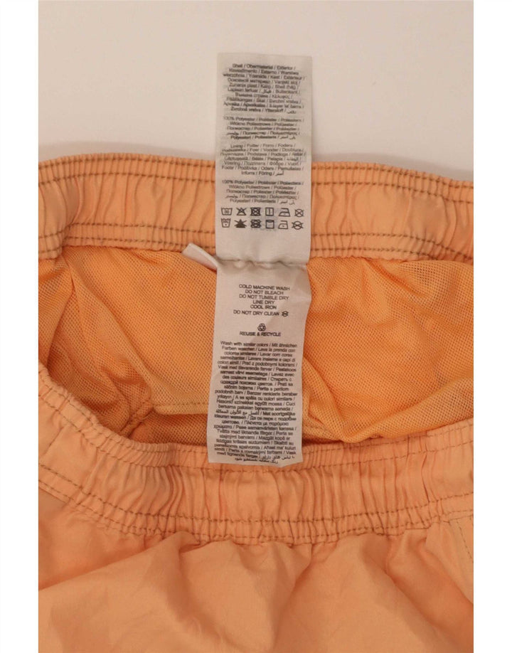 Jack & Jones Mens Graphic Swimming Shorts Medium Orange Polyester