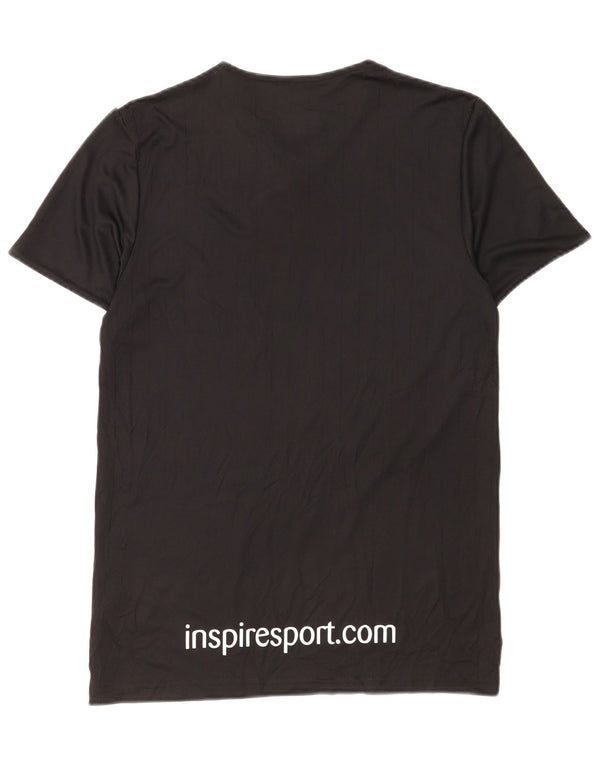 Adidas Mens Climalite Graphic T-Shirt Top Small Black Polyester