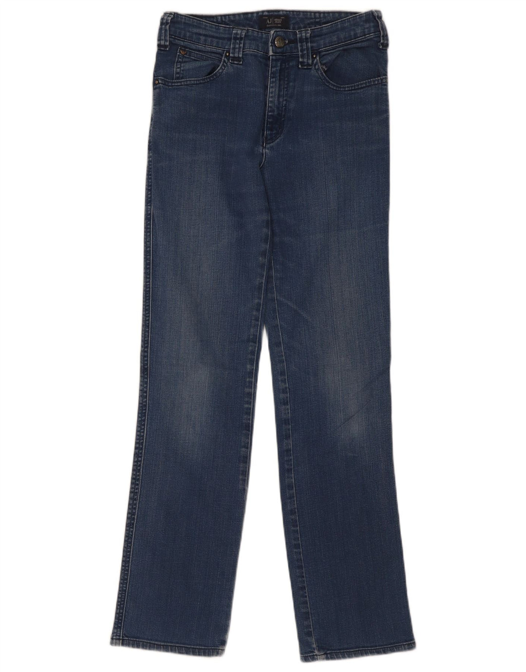 Armani Womens Straight Jeans W27 L27 Blue